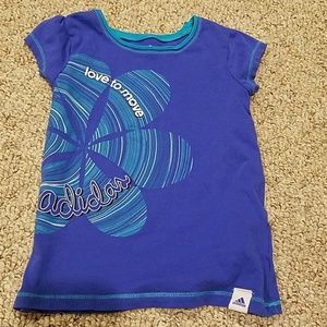 Adidas toddler girls tshirt
